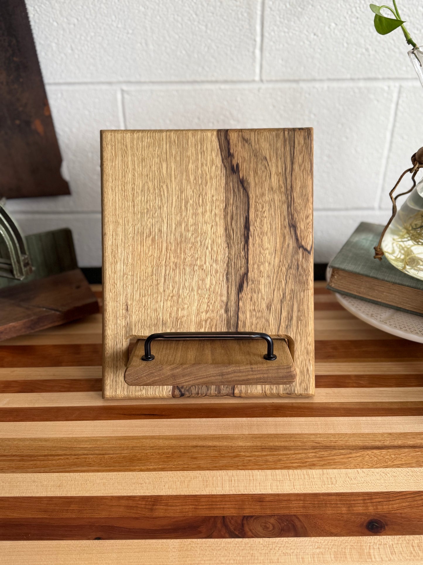 Cookbook Holder - Black Limba