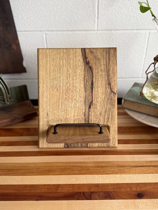 Cookbook Holder - Black Limba