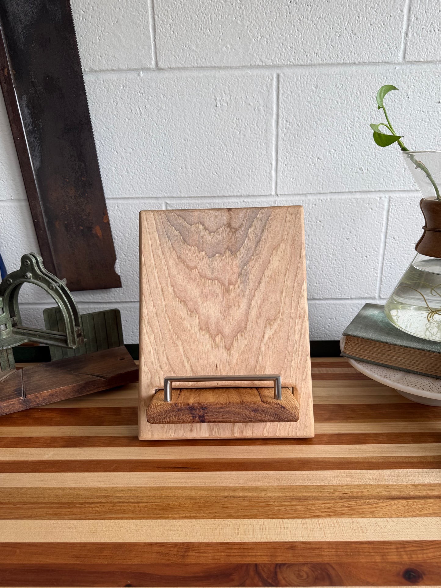 Cookbook Holder - Spalted Hickory