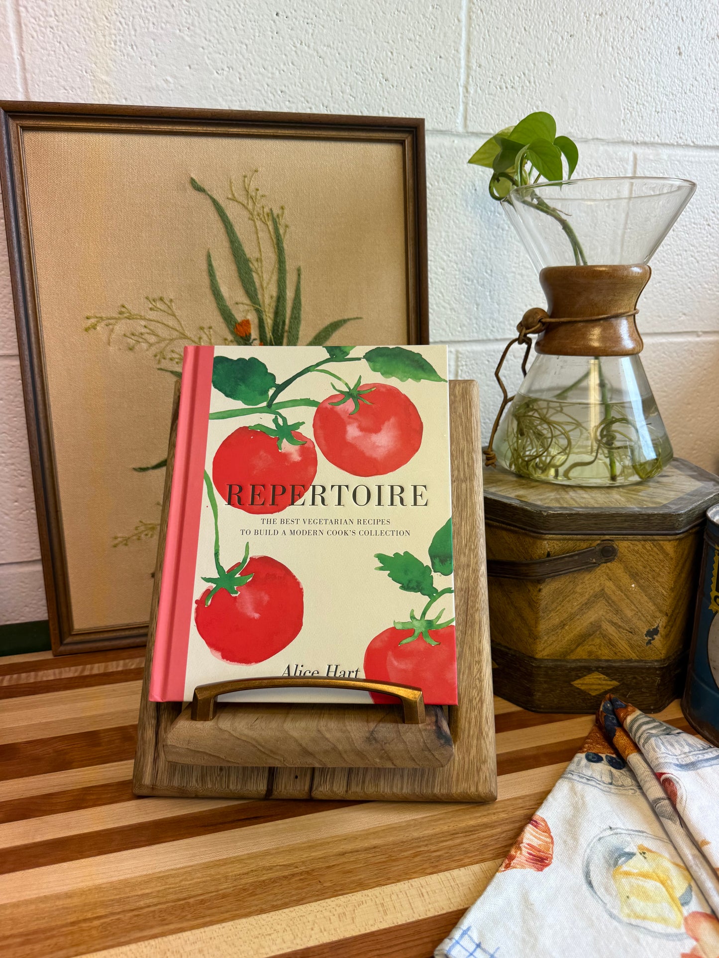 Cookbook Holder - Black Limba