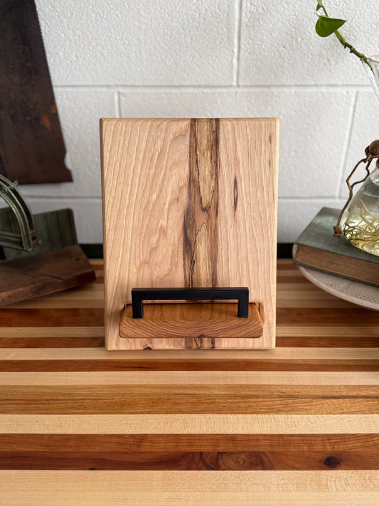 Cookbook Holder - Spalted Hickory