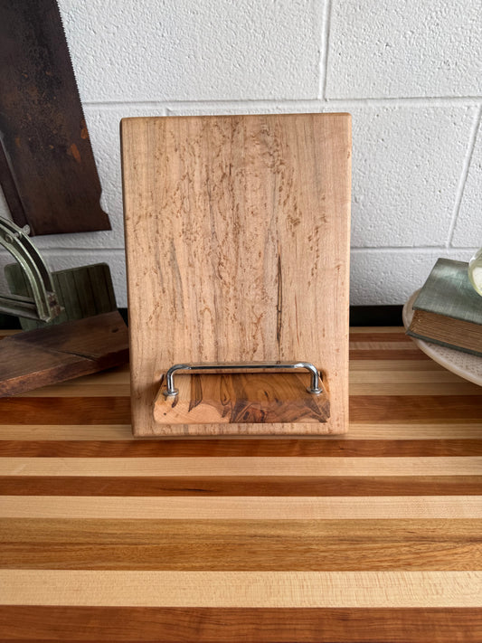 Cookbook Holder - Birdseye Maple