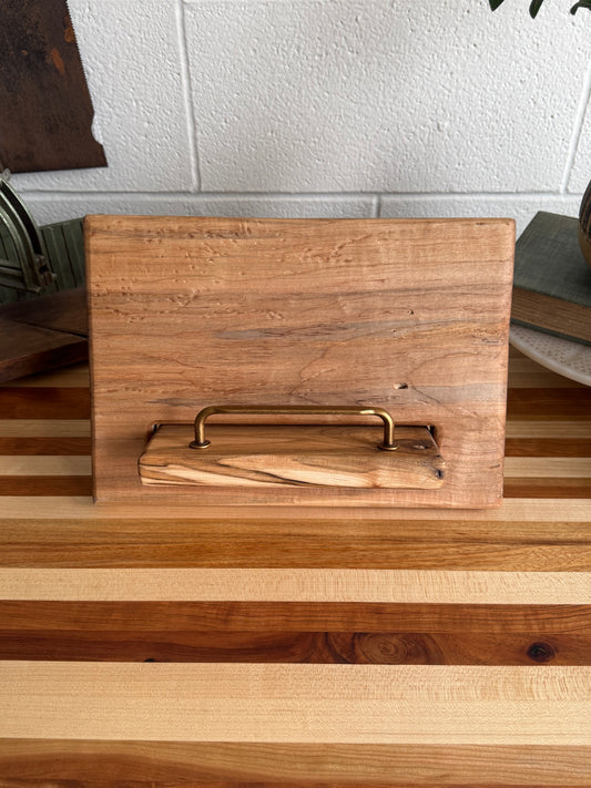 Cookbook Holder - Birdseye Maple