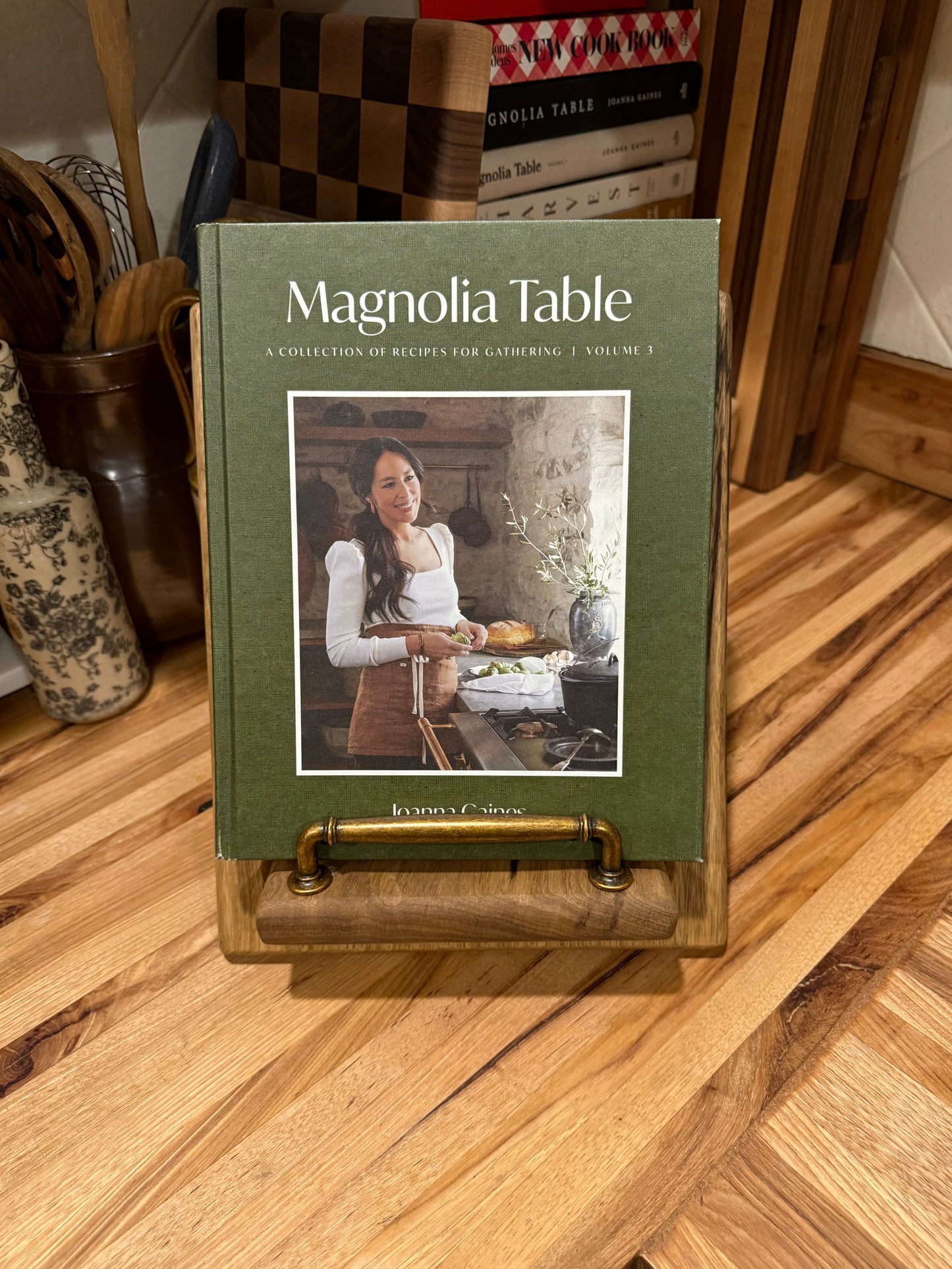 Black Limba Cookbook Holder