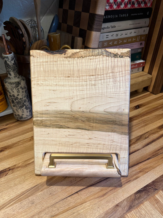 Ambrosia Quilted Maple Cookbook Holder