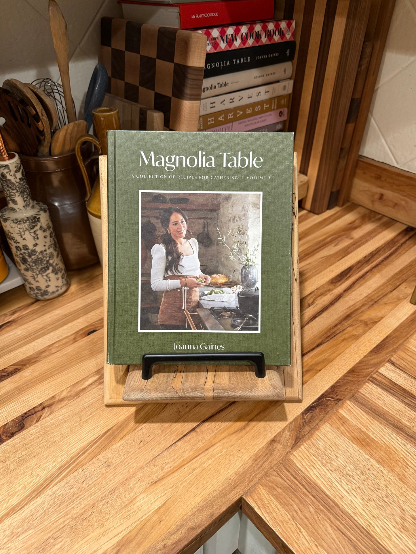 Spalted Maple Cookbook Holder