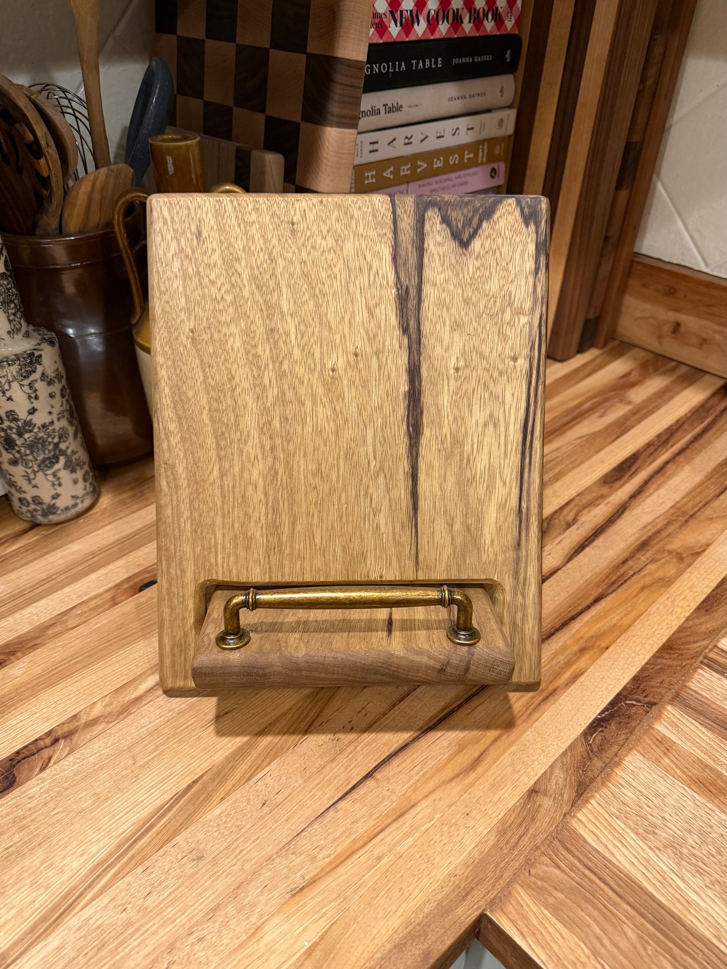 Black Limba Cookbook Holder