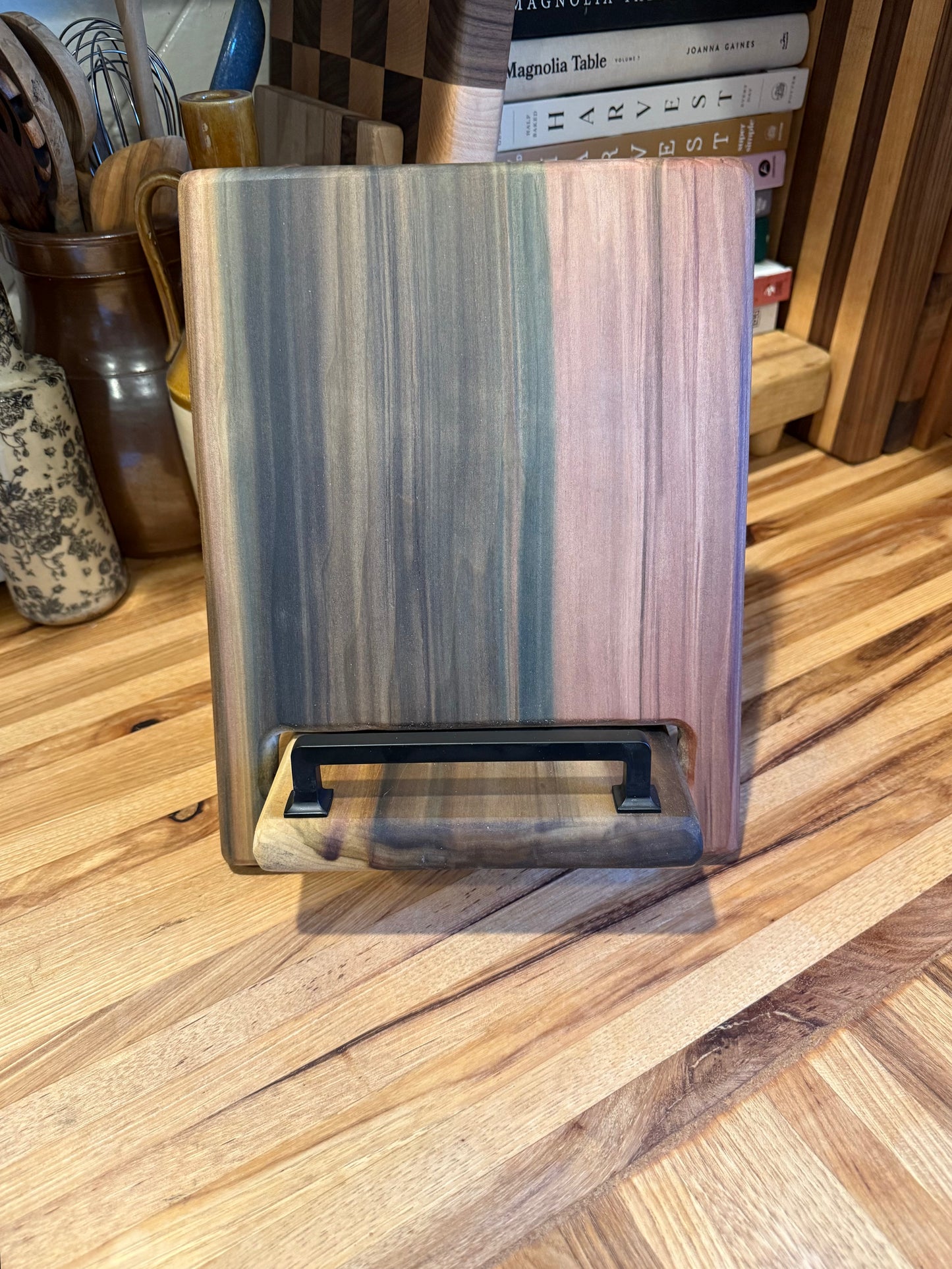 Rainbow Poplar Cookbook Holder