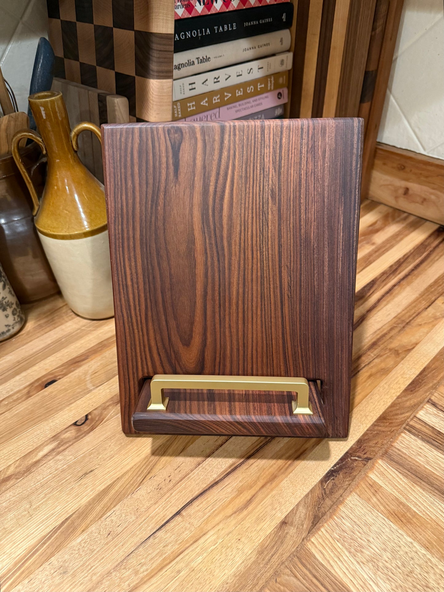 Bolivian Rosewood Cookbook Holder