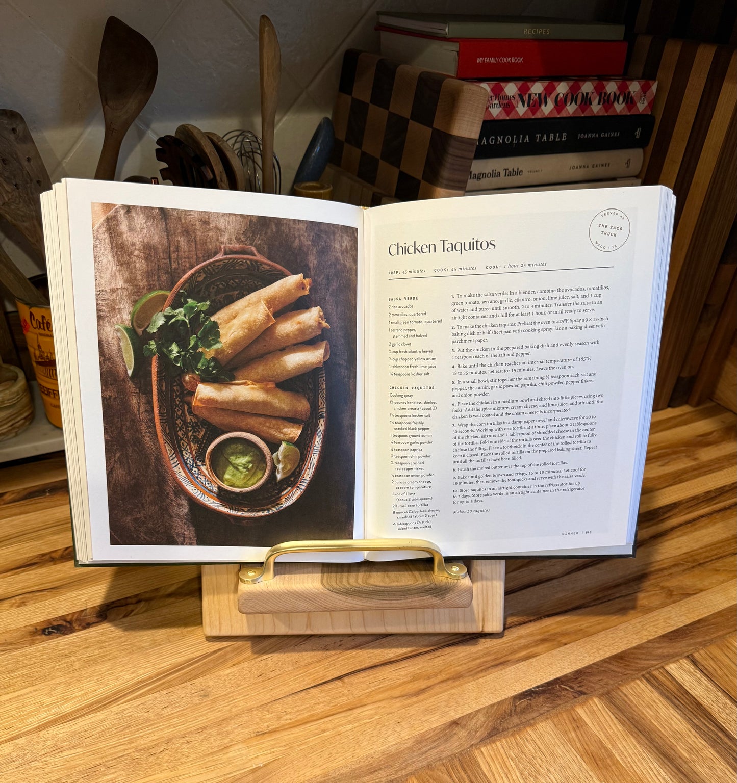 Maple Cookbook Holder