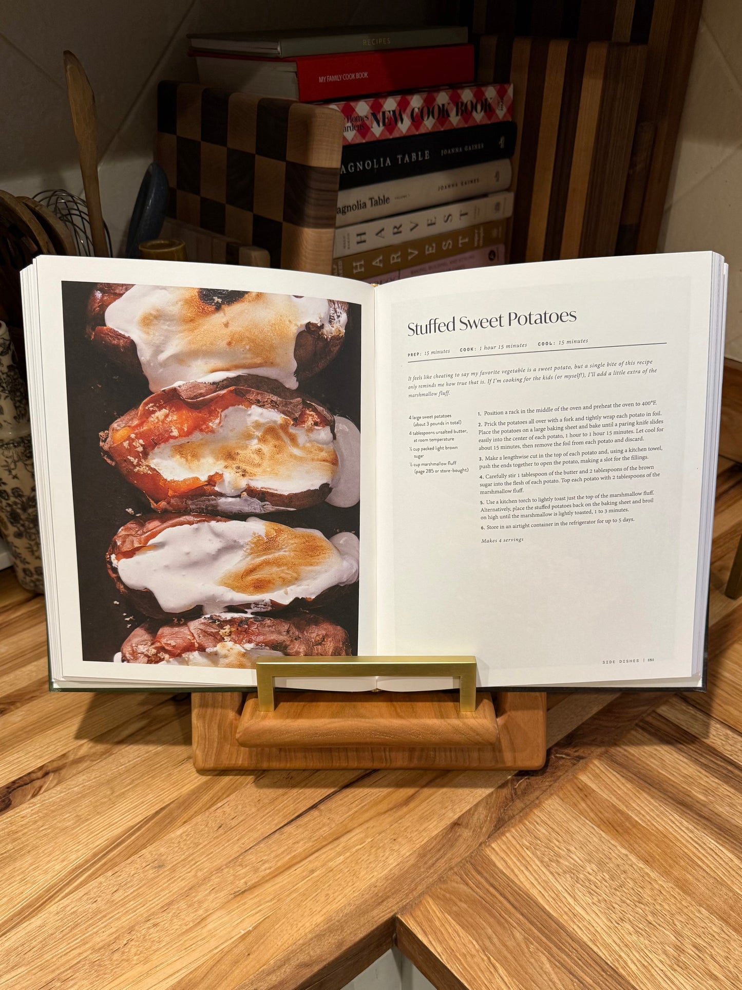 Rustic Cherry Cookbook Holder