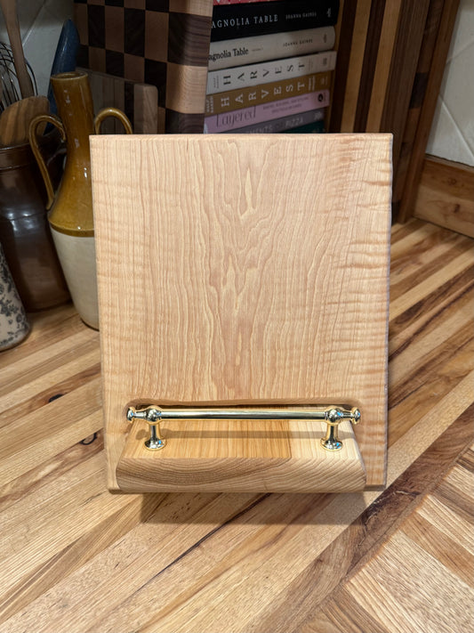 Tiger Hickory Cookbook Holder