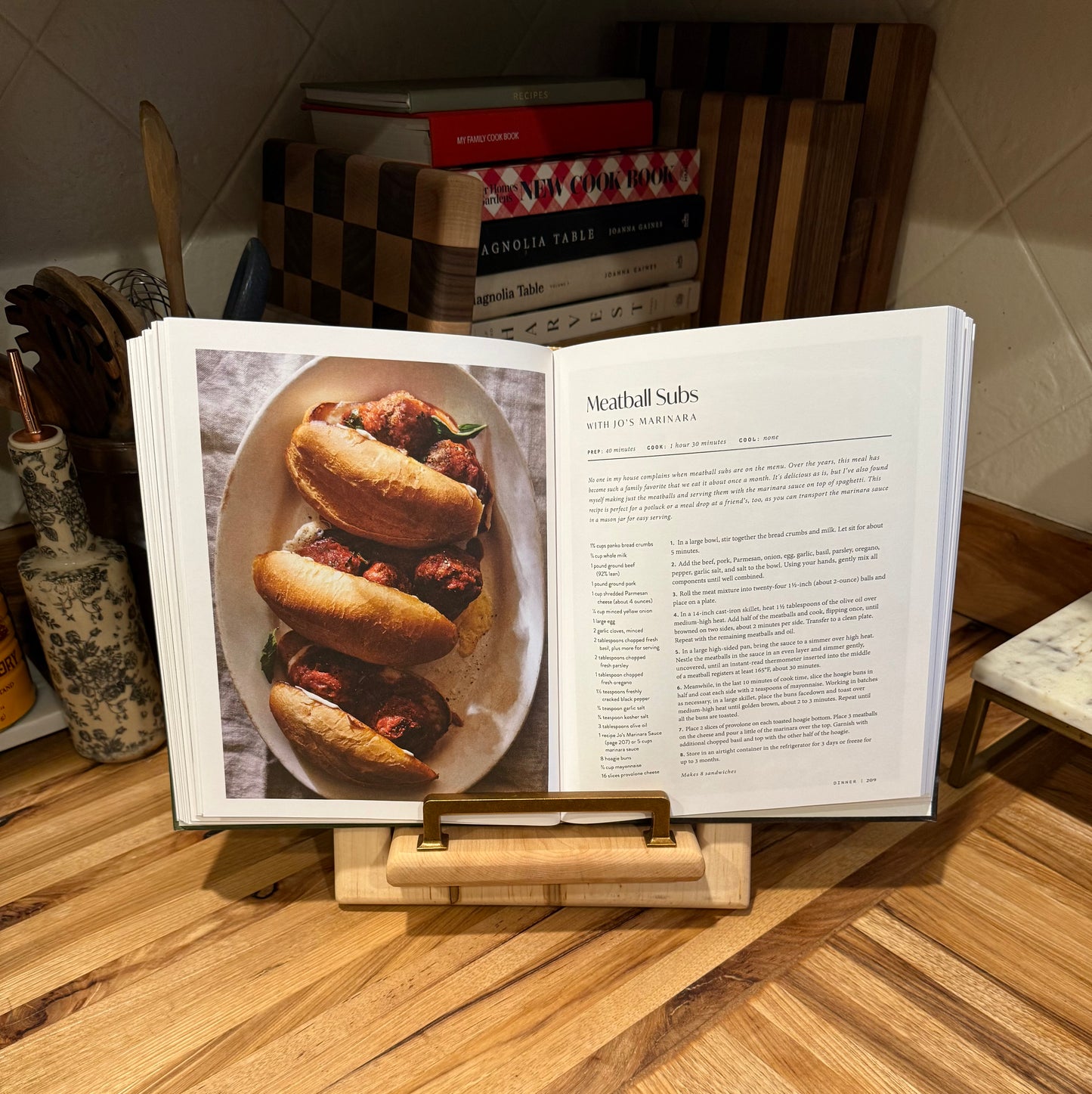Rough Sawn Maple Cookbook Holder