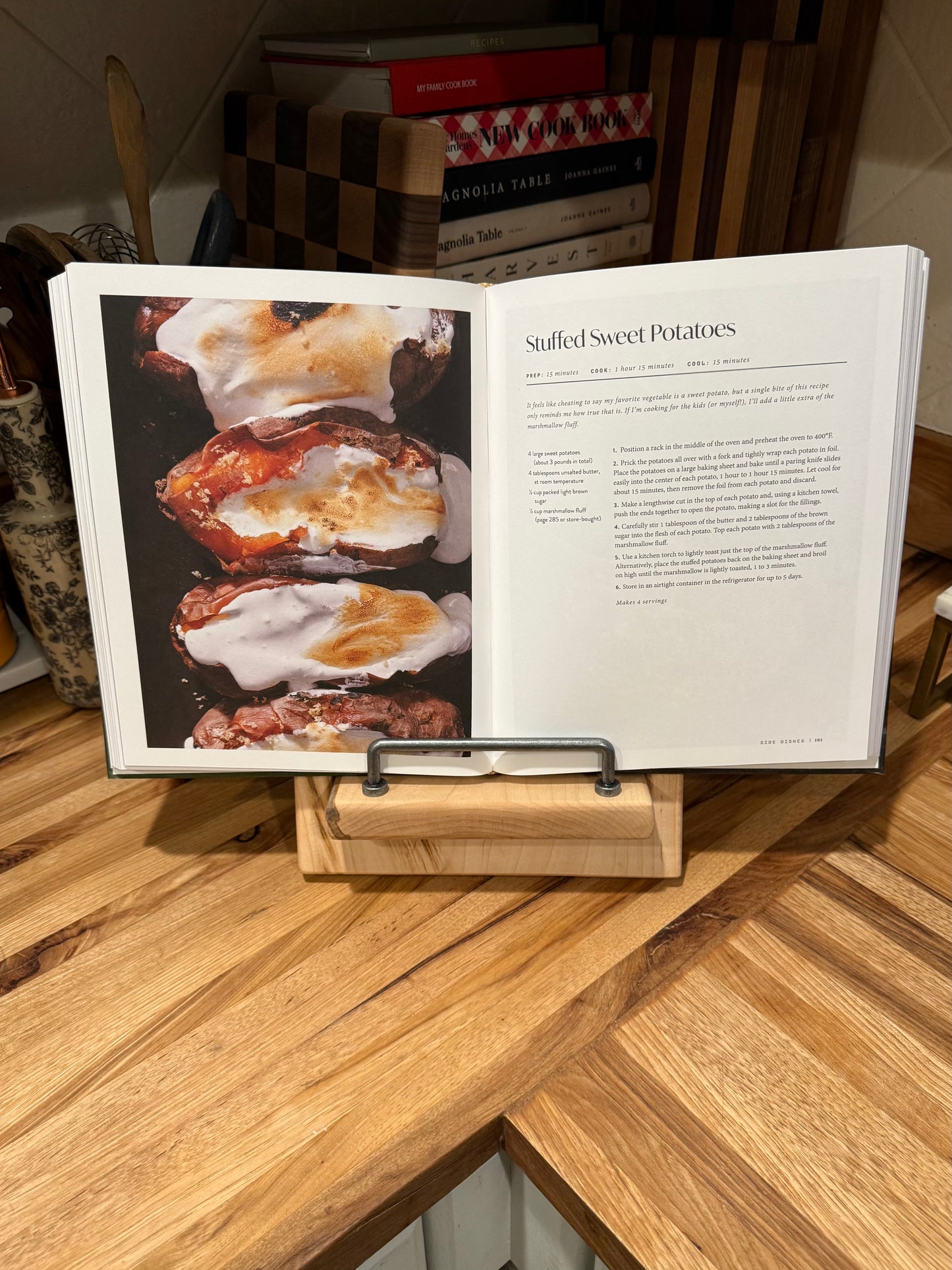 Maple Cookbook Holder