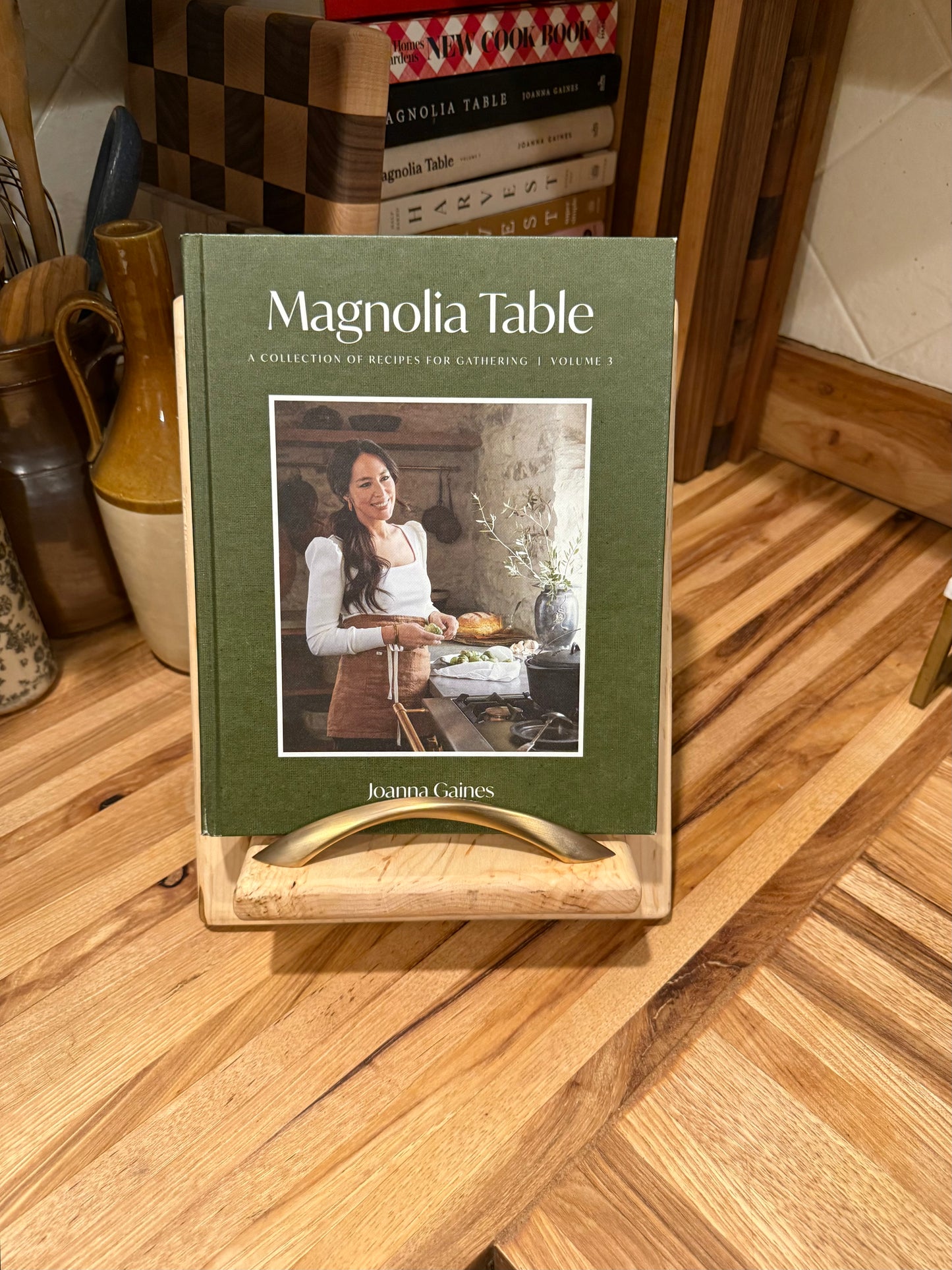 Bird’s Eye Maple Cookbook Holder