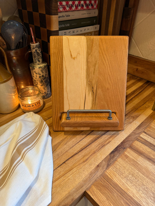 Paneled Cherry Cookbook Holder