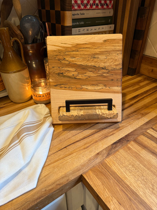 Spalted Maple Cookbook Holder