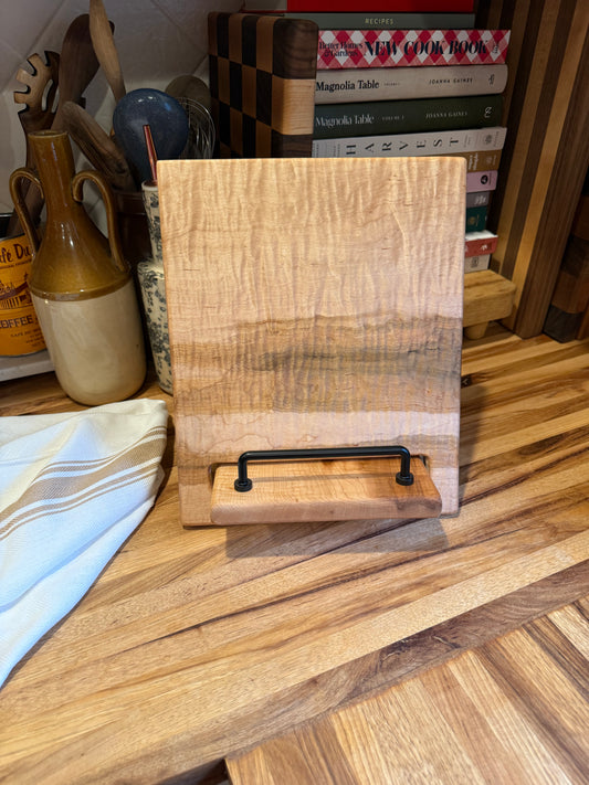 Quilted Maple Cookbook Holder