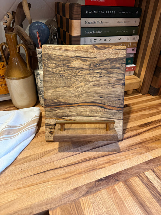 Black Limba Cookbook Holder