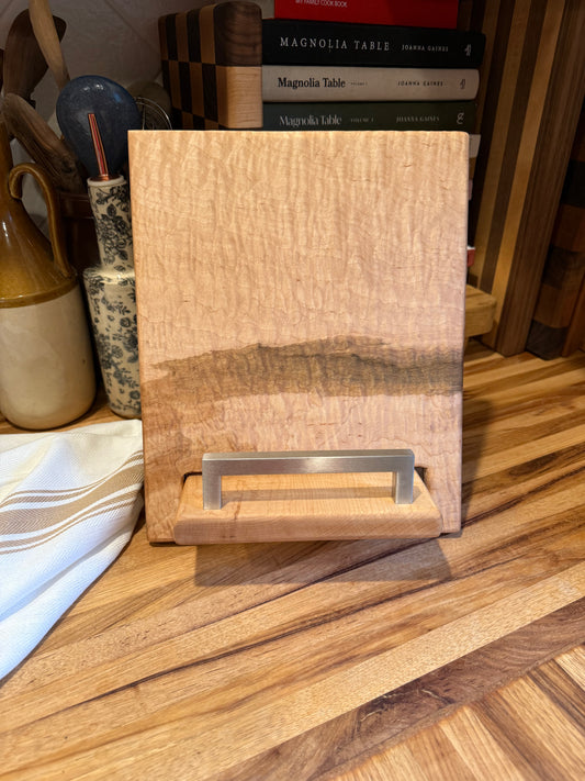Quilted Maple Cookbook Holder