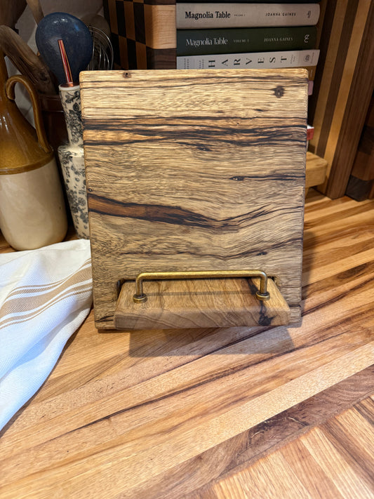 Black Limba Cookbook Holder