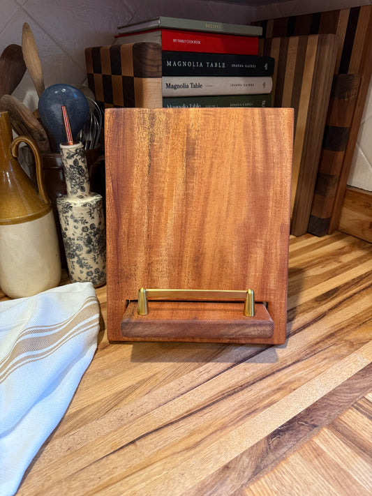 Mahogany Cookbook Holder