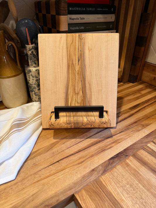 Spalted Maple Cookbook Holder