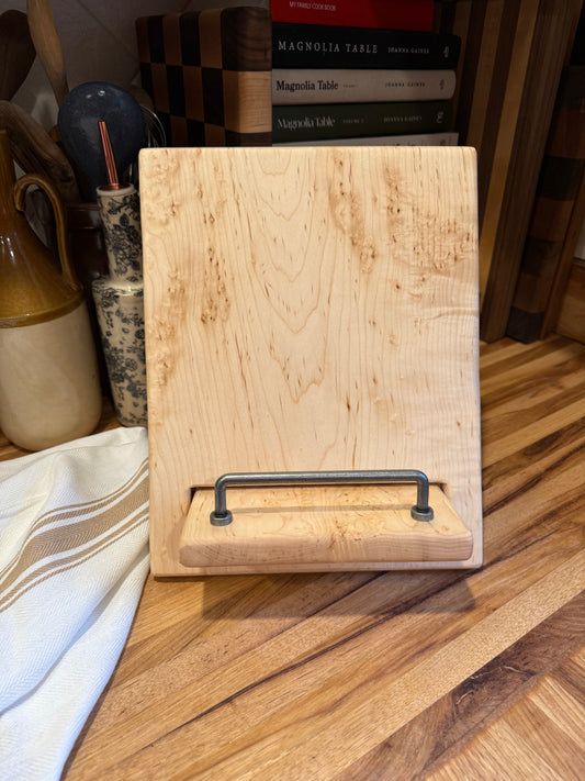 Bird’s Eye Maple Cookbook Holder
