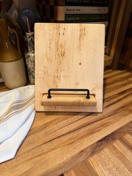 Bird’s Eye Maple Cookbook Holder