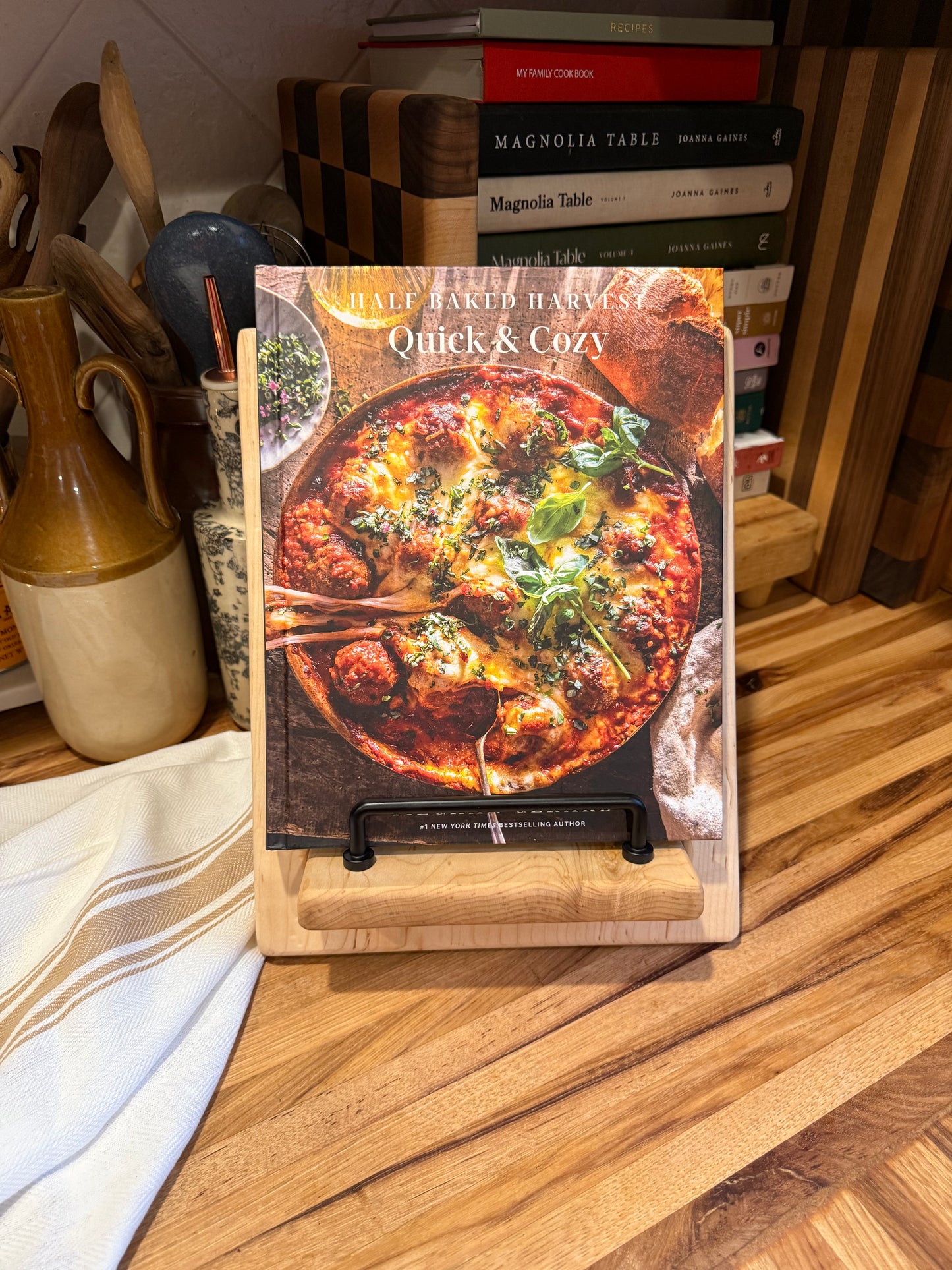 Bird’s Eye Maple Cookbook Holder