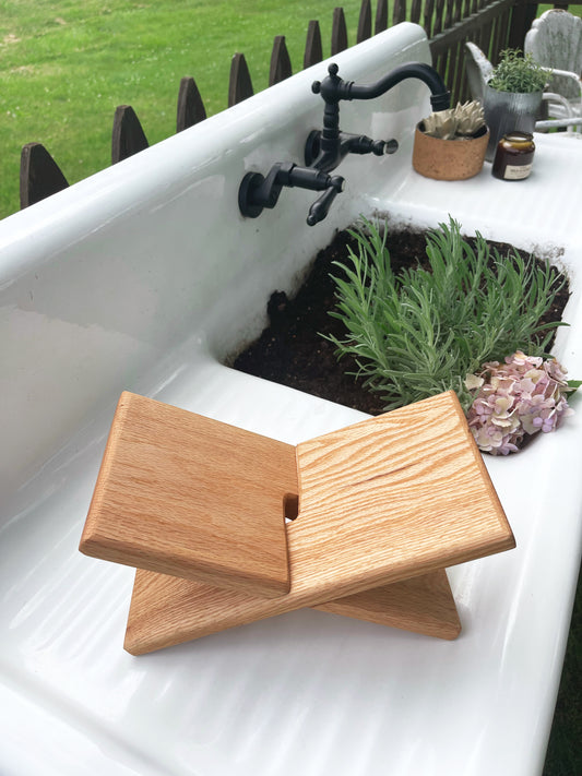 Red Oak Coffee Table Book Holder