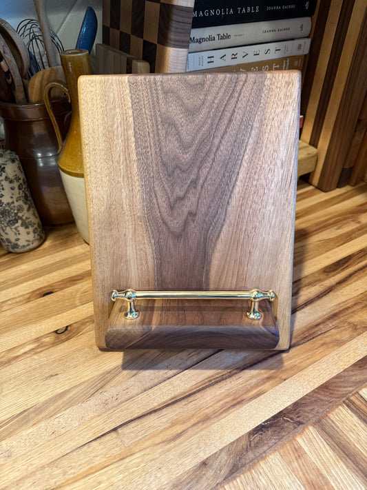 Walnut Cookbook Holder