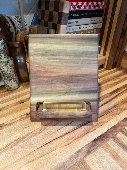 Rainbow Poplar Cookbook Holder