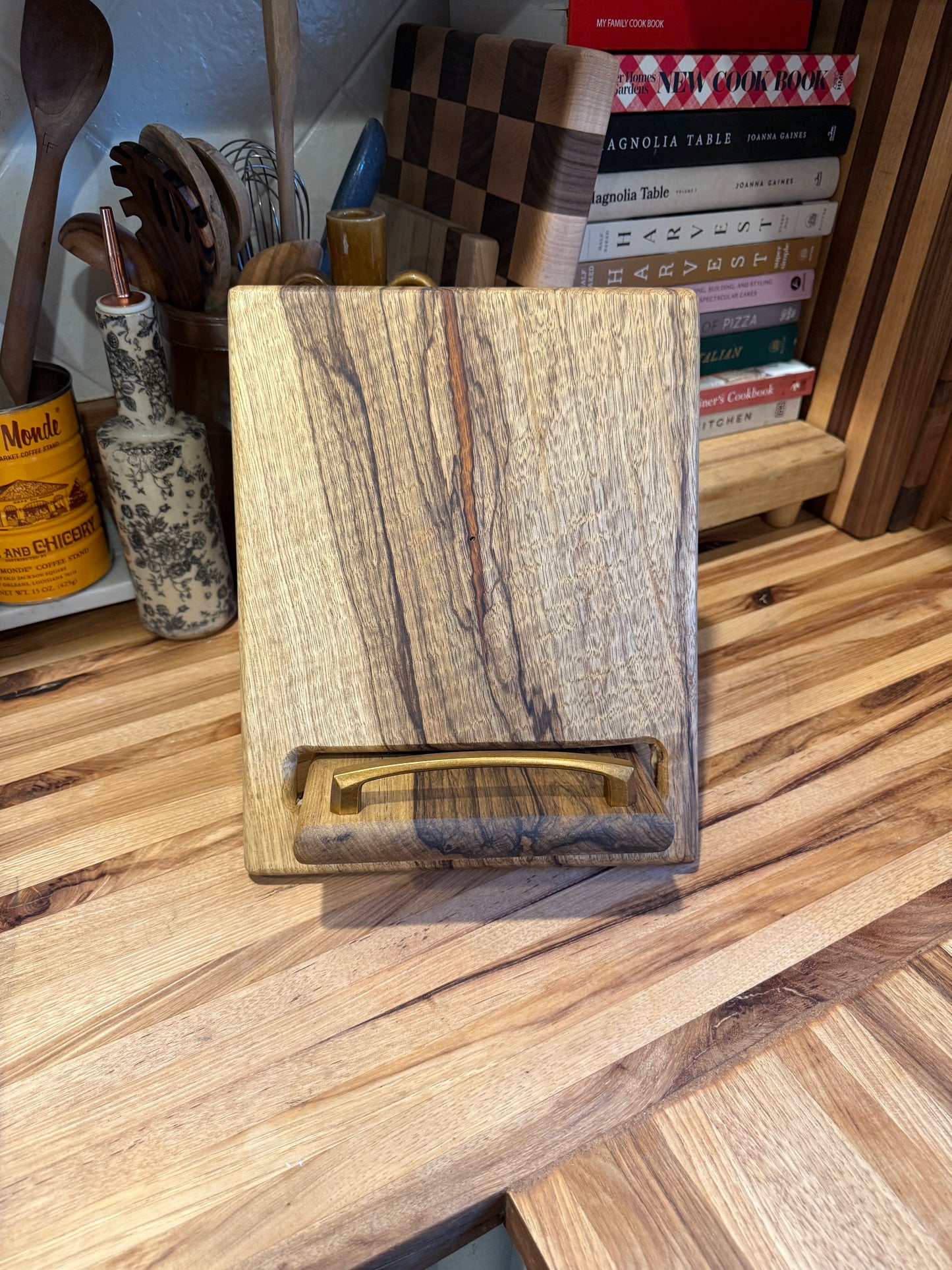 Black Limba Cookbook Holder