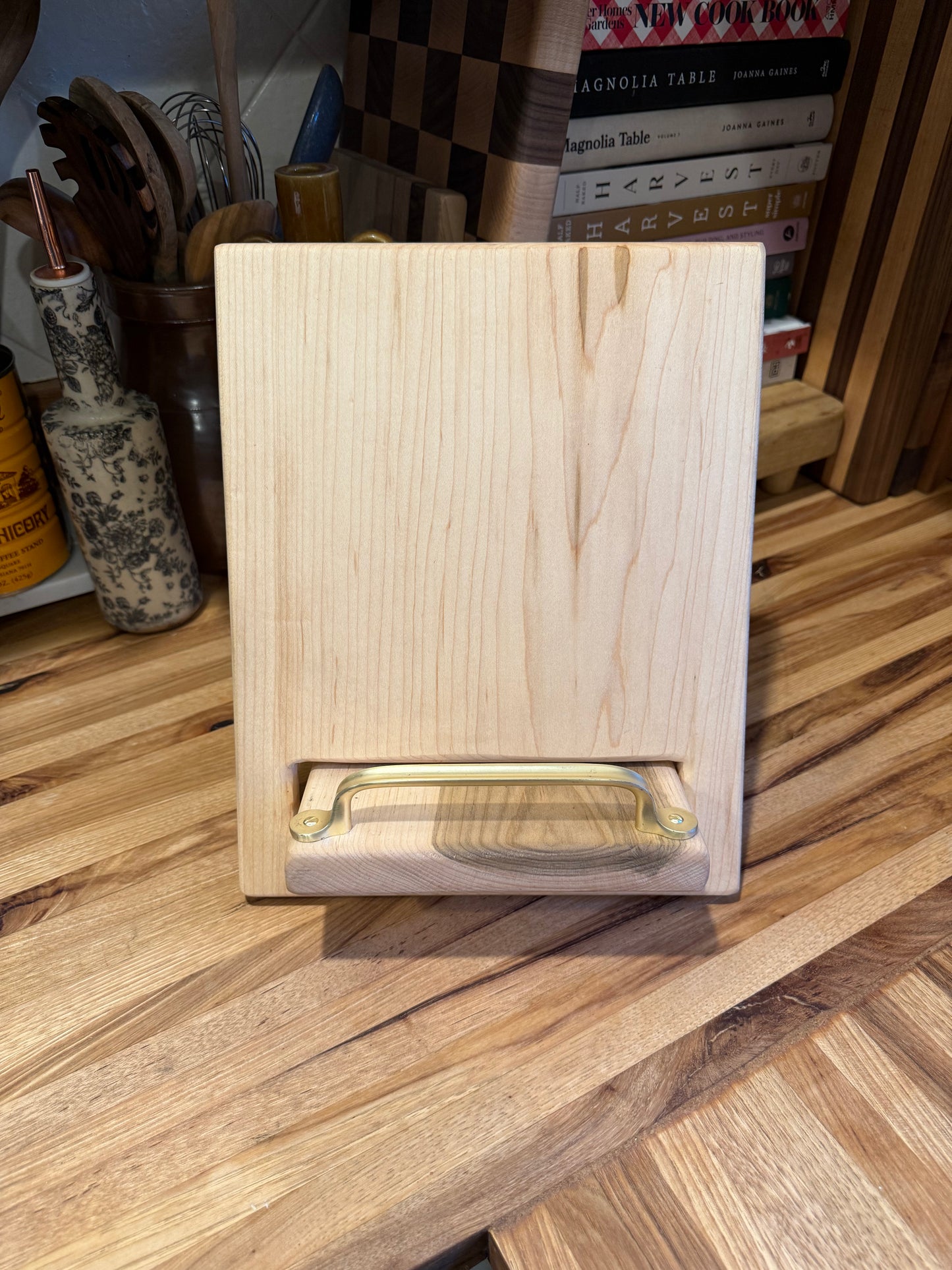 Maple Cookbook Holder