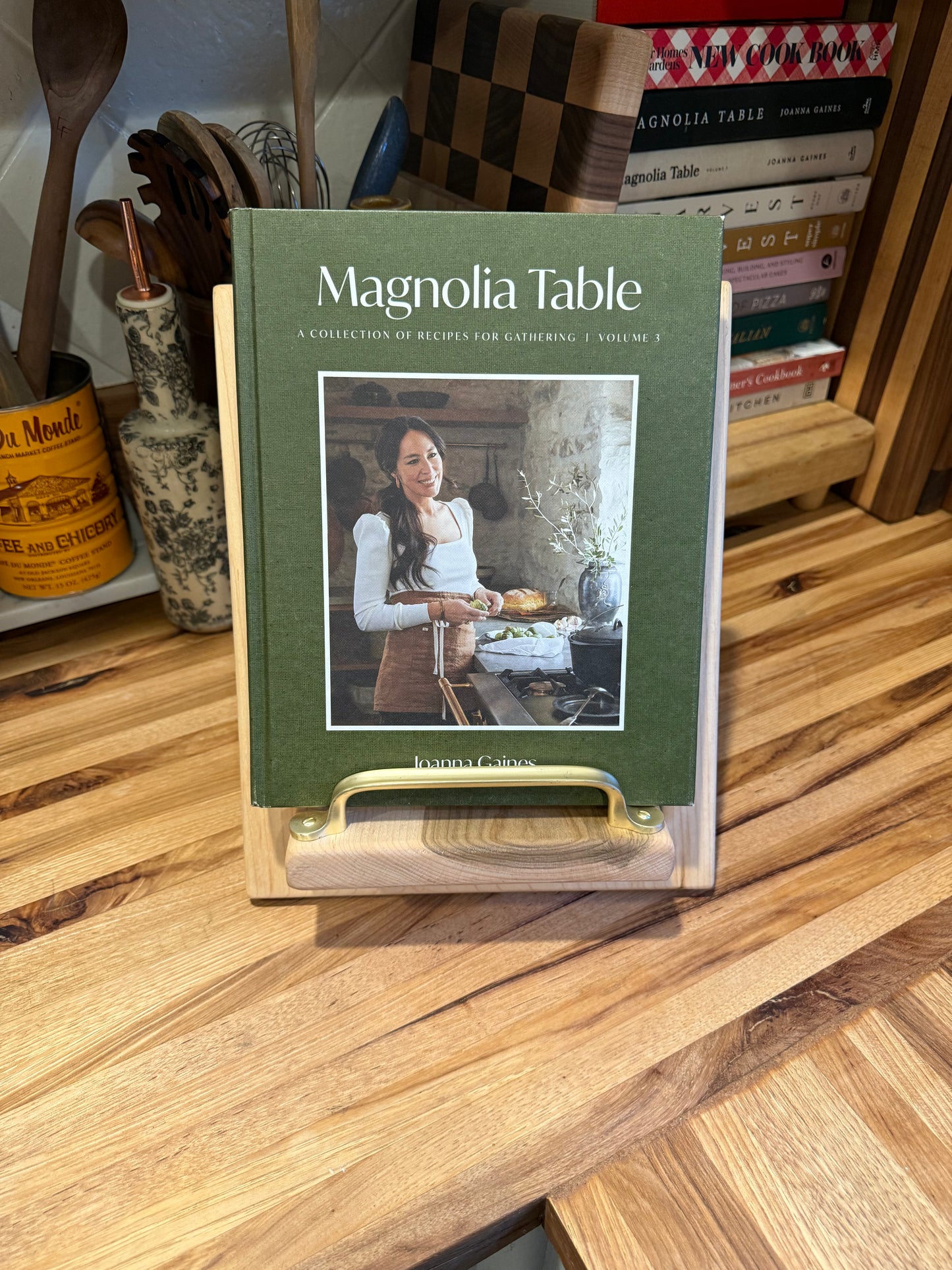 Maple Cookbook Holder