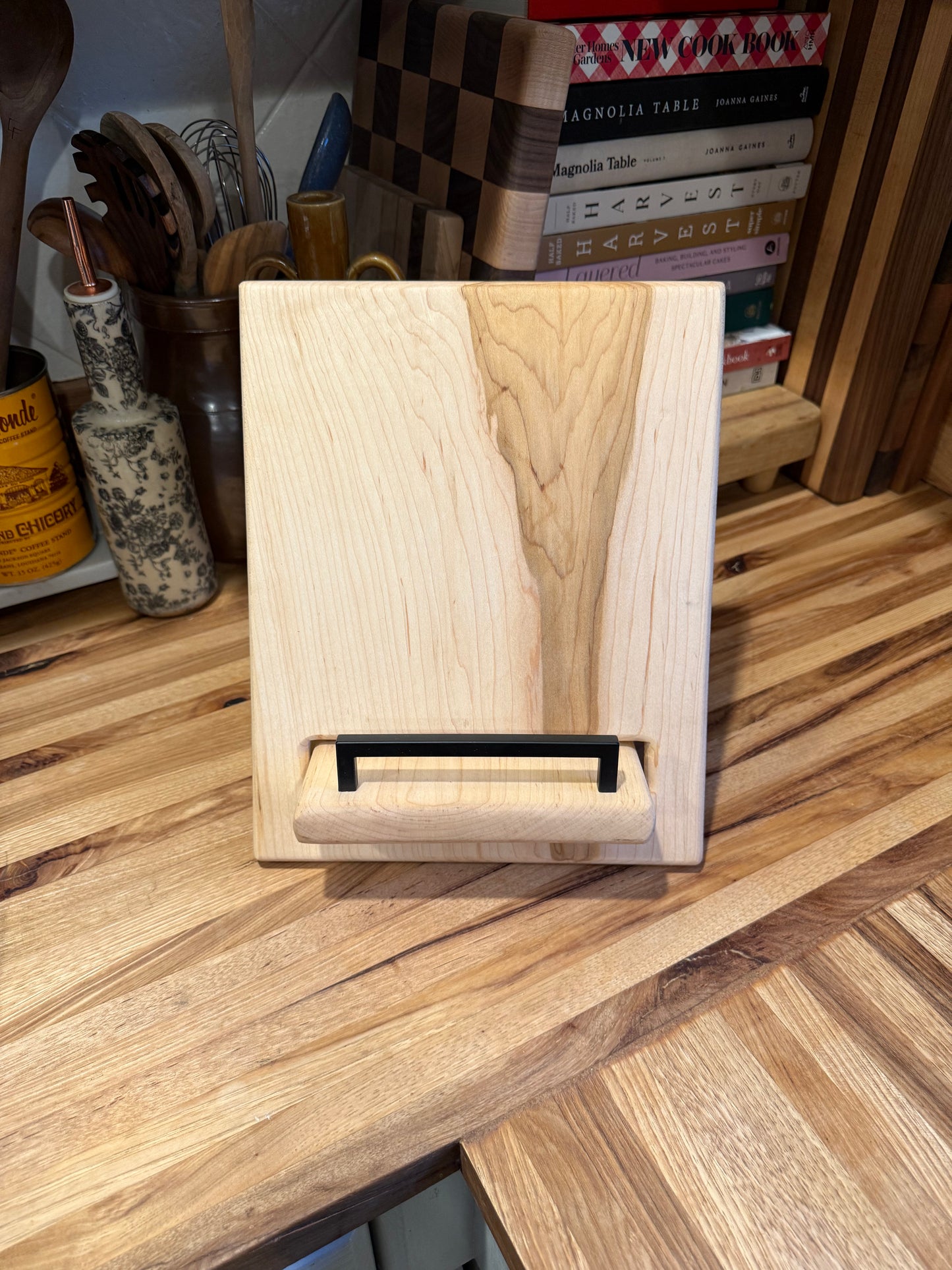 Maple Cookbook Holder