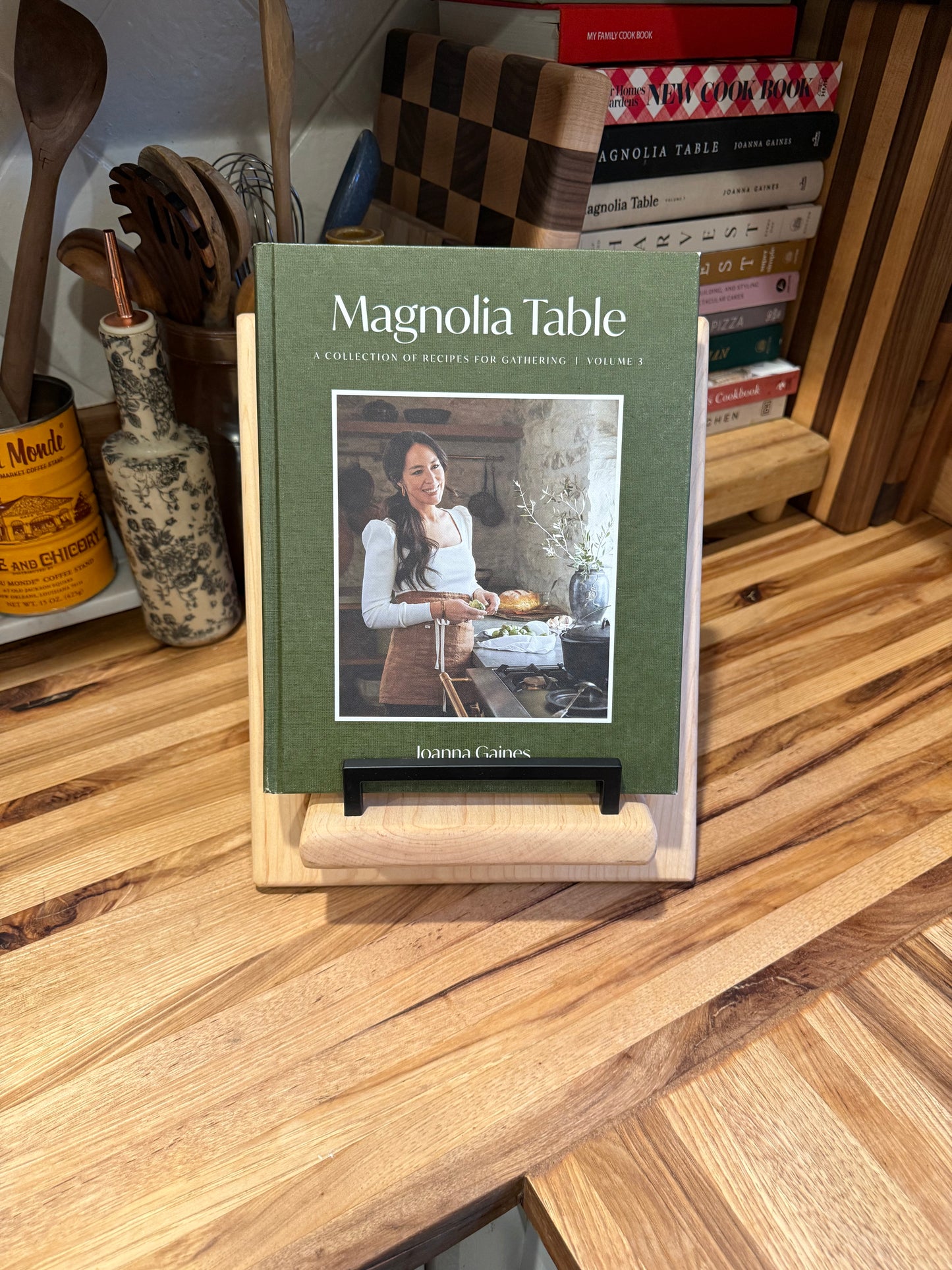 Maple Cookbook Holder