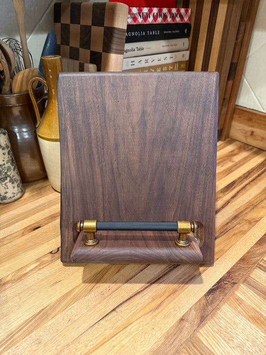 Walnut Cookbook Holder