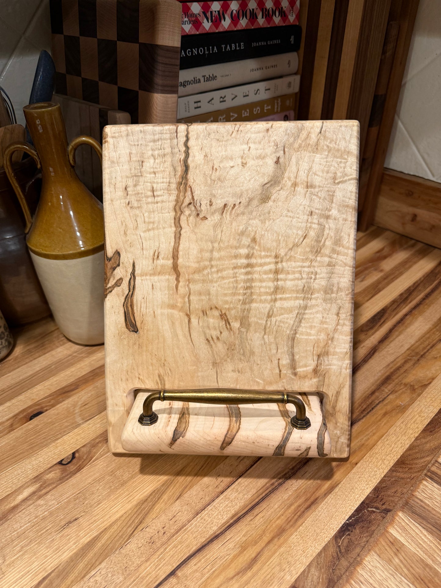 Heavy Quilted Ambrosia Maple Cookbook Holder