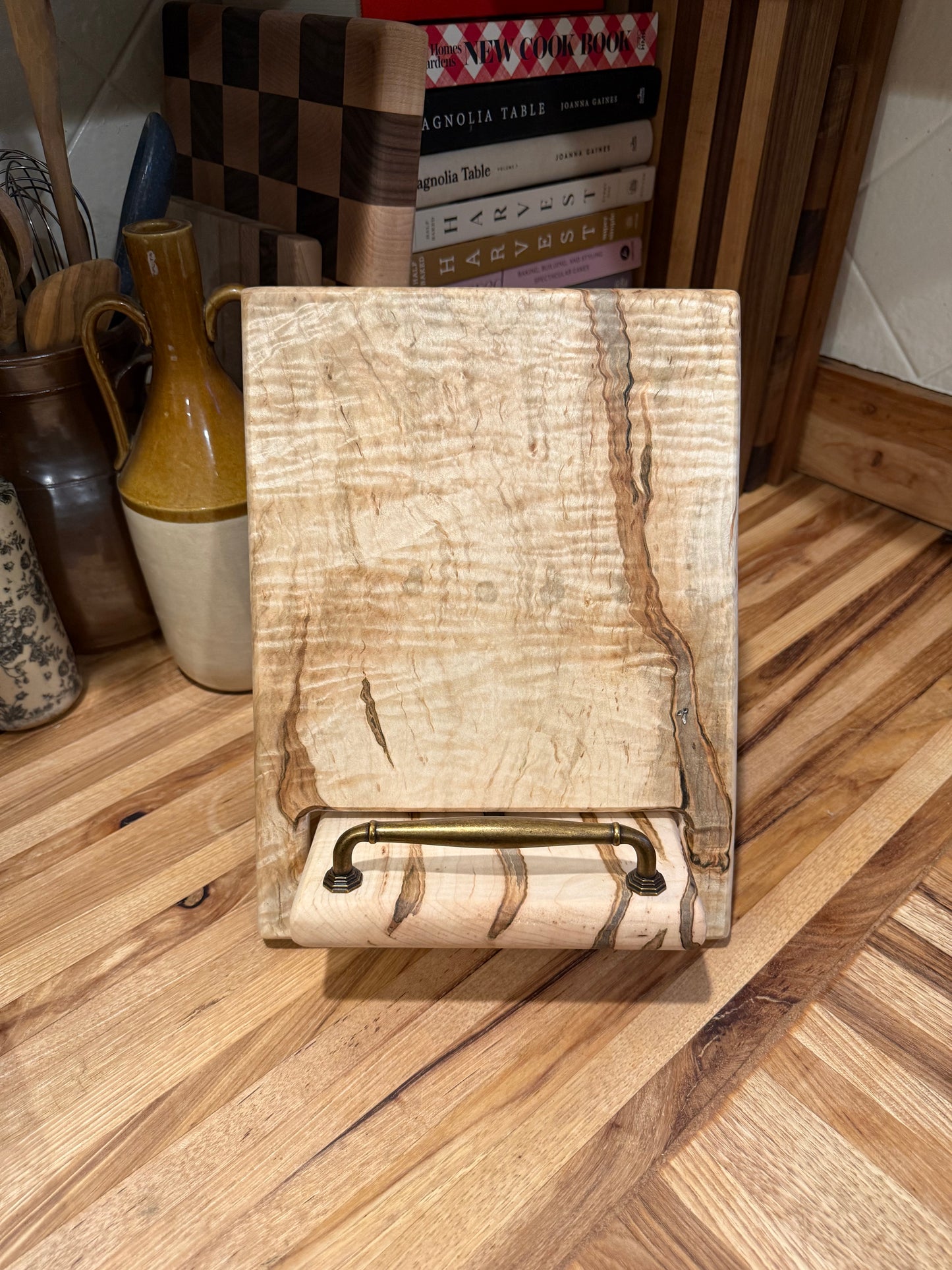 Heavy Quilted Ambrosia Maple Cookbook Holder