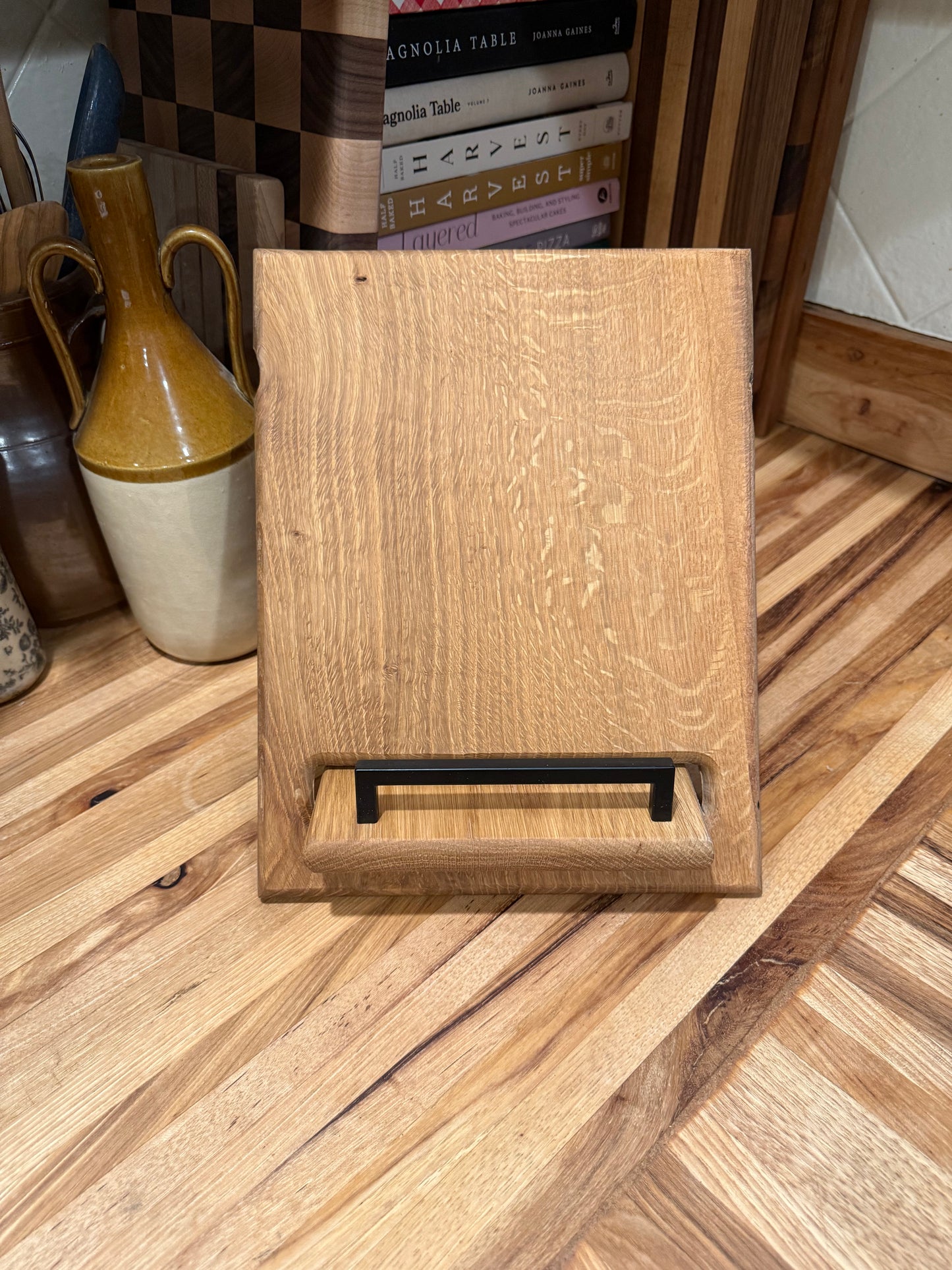Quarter Sawn White Oak Cookbook Holder