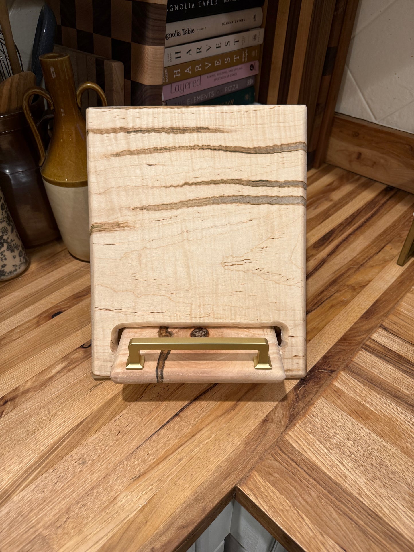 Quilted Ambrosia Maple Cookbook Holder