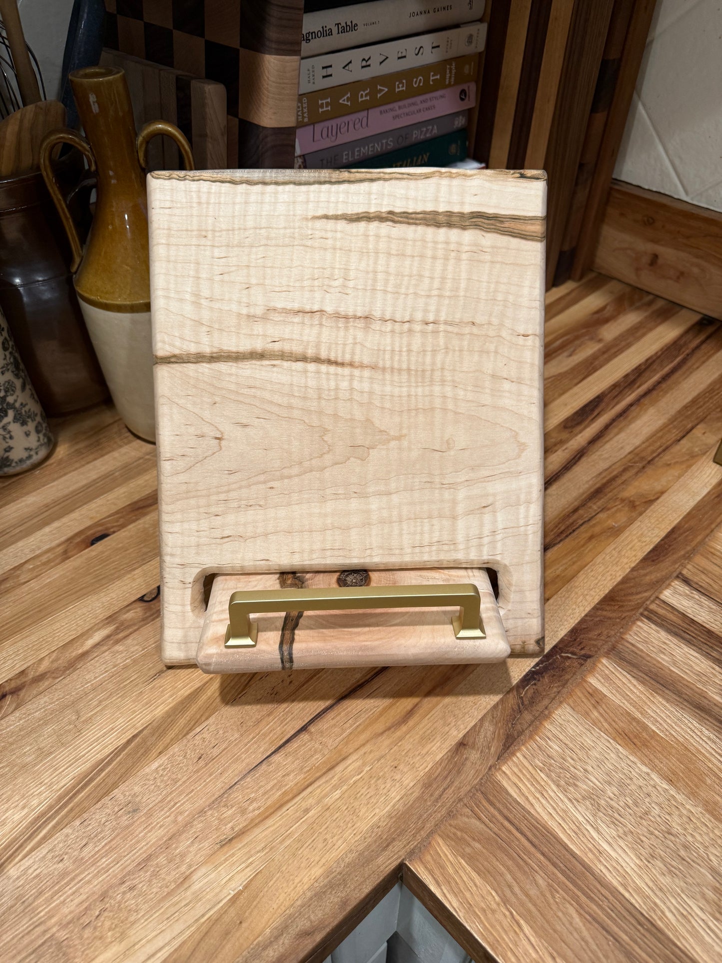 Quilted Ambrosia Maple Cookbook Holder