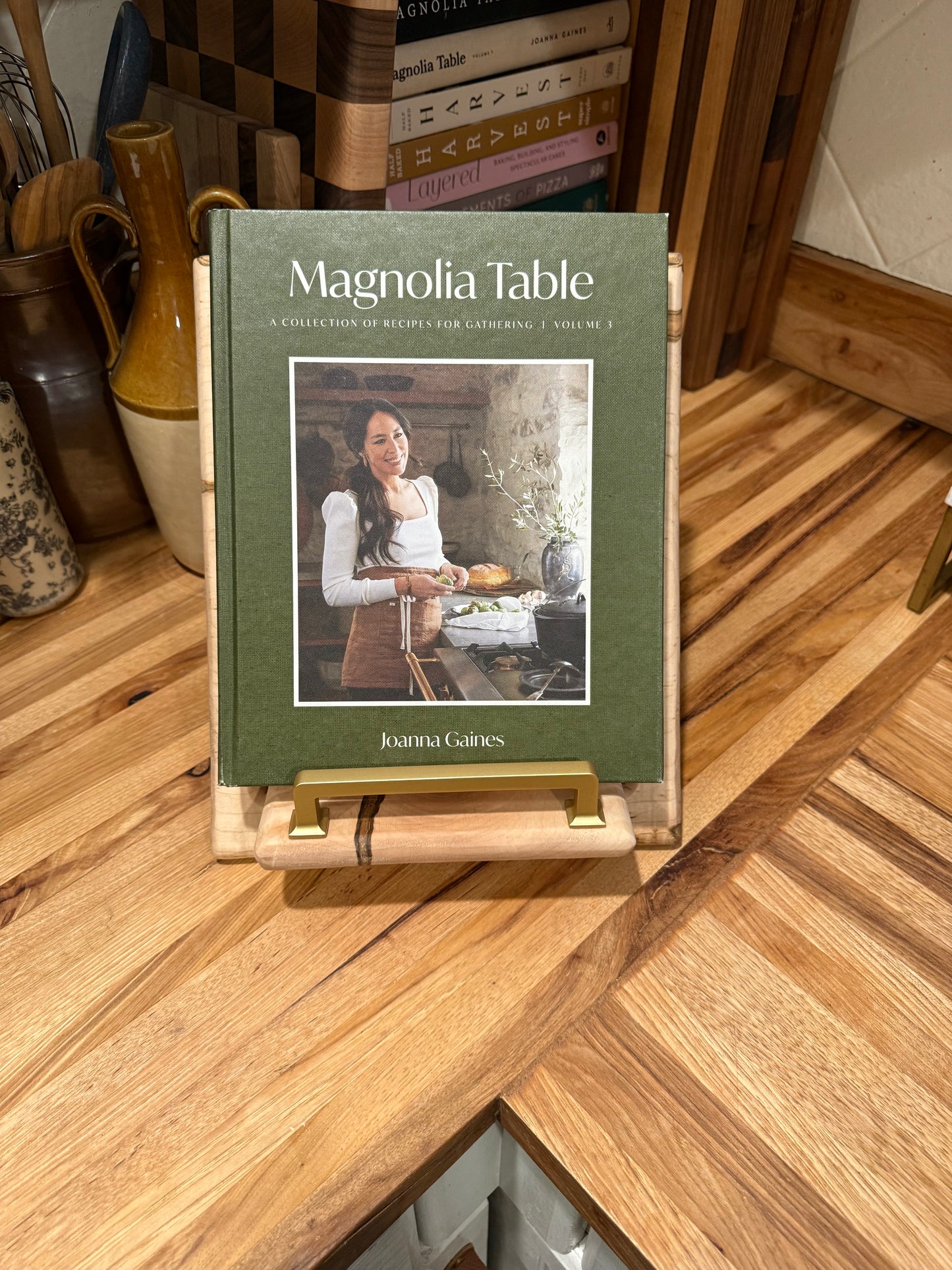 Quilted Ambrosia Maple Cookbook Holder