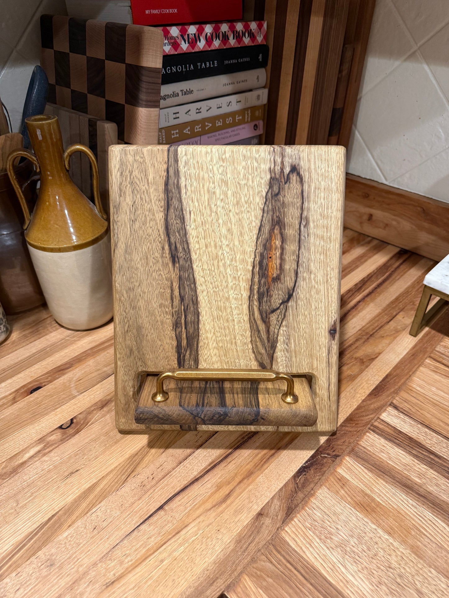 Black Limba Cookbook Holder