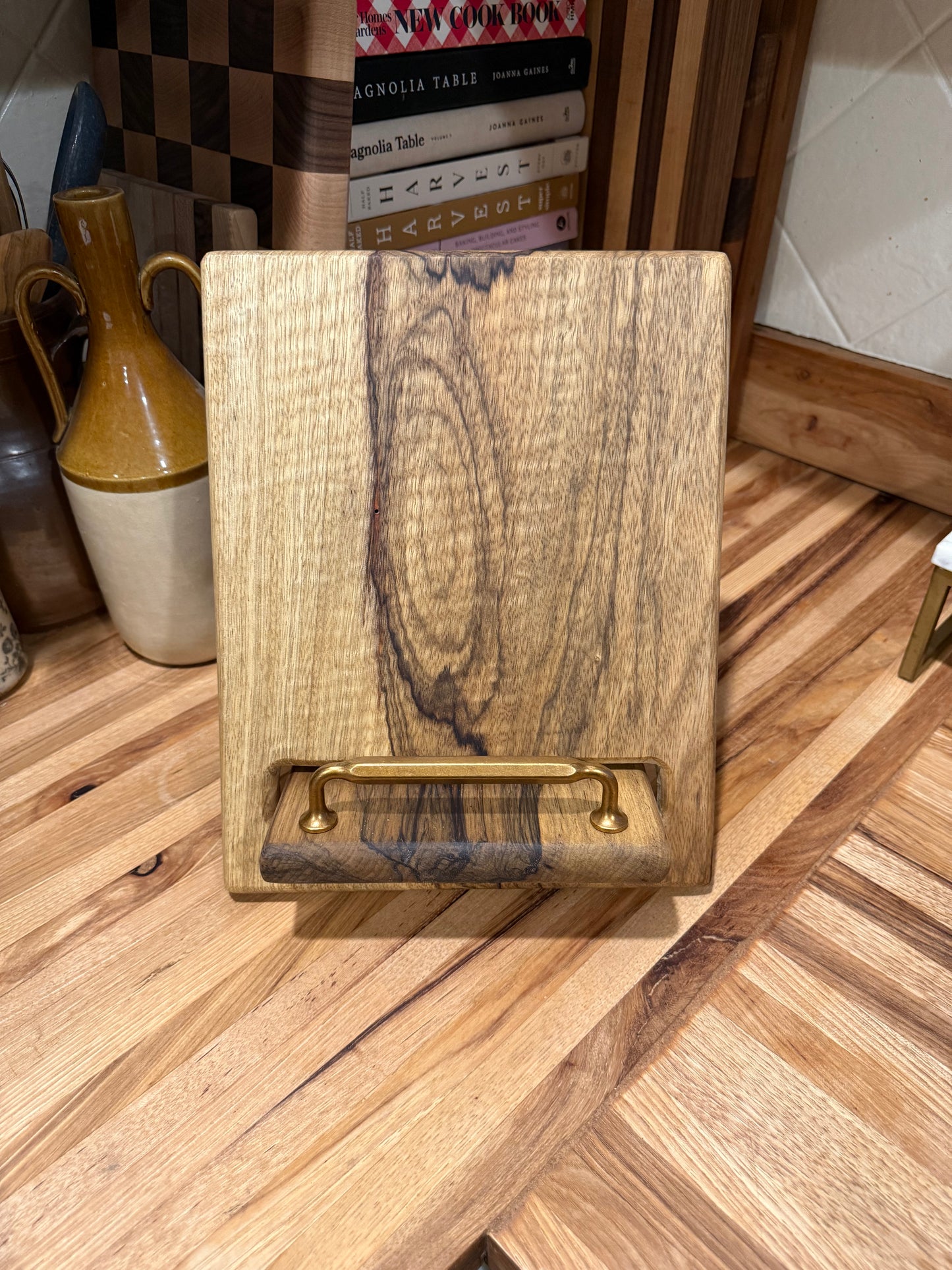 Black Limba Cookbook Holder