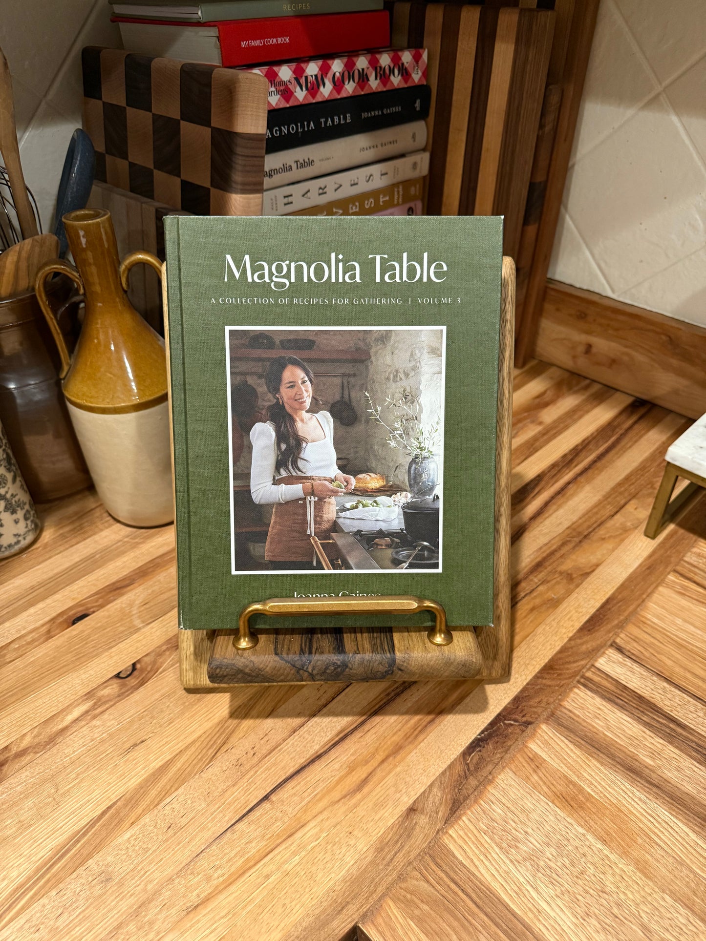 Black Limba Cookbook Holder