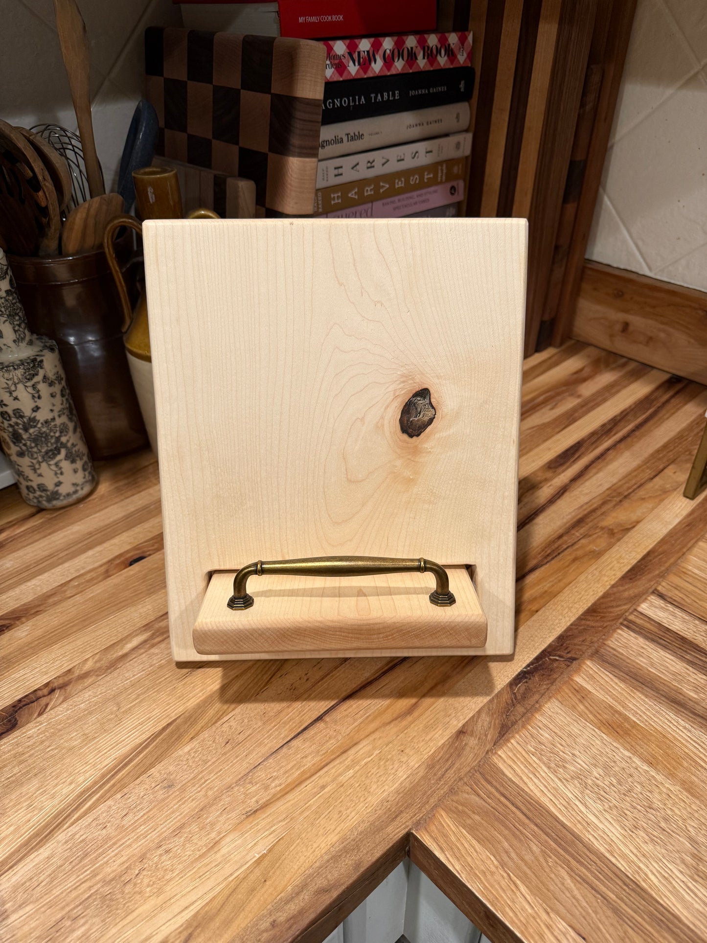 Maple Cookbook Holder