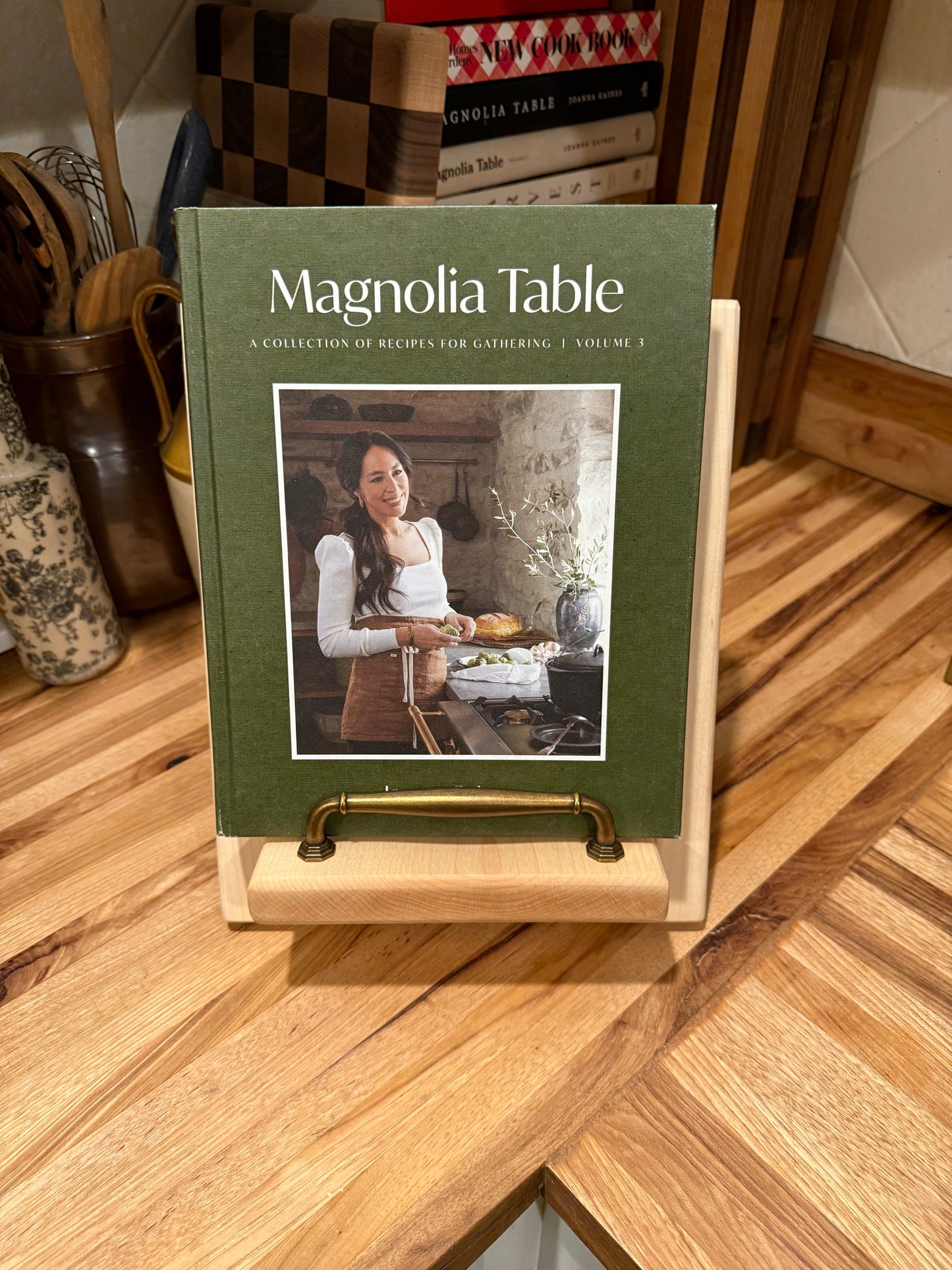 Maple Cookbook Holder